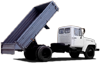 Вывоз строительного и бытового мусора в СПб и Ленинградской области автомобилями ГАЗон грузоподъёмностью до 4 тонн и объёмом контейнера до 8 м3